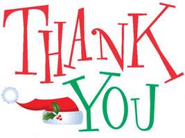 Angel Tree Gift Card Drive - Thank You!